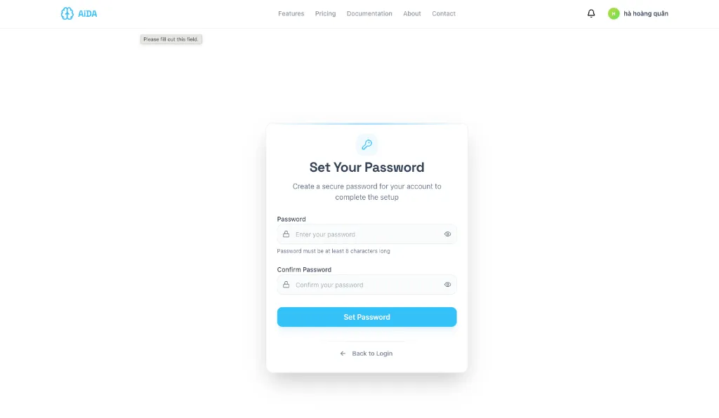 Set New Password