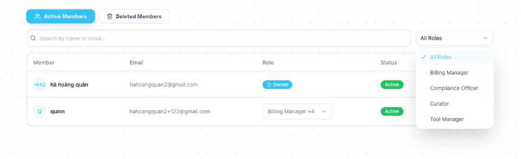 Member Filters