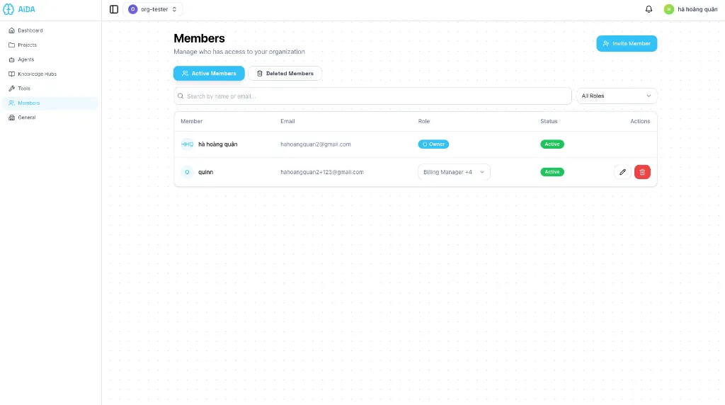 Members List View